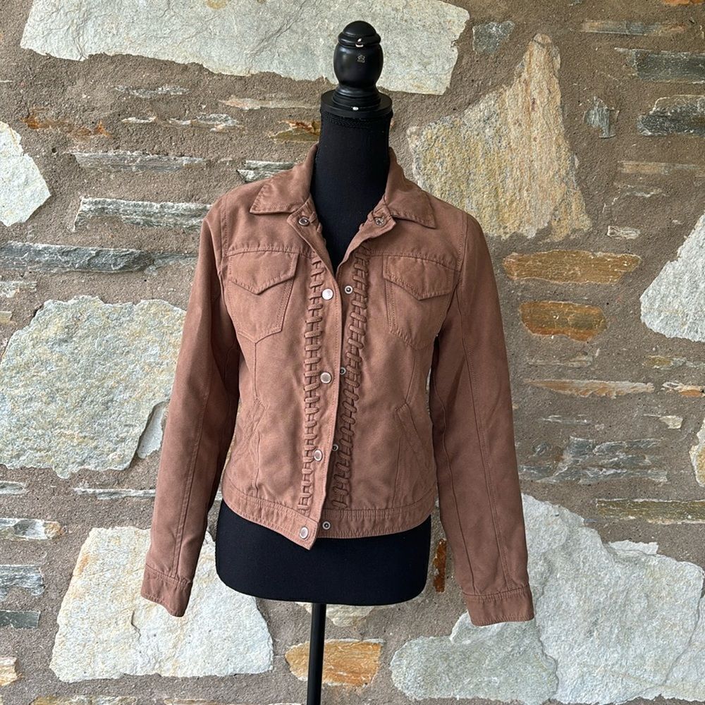 HOLLISTER Faux Suede Jacket
